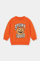 "Spooky Squad Halloween Pumpkin Sweatshirt" (unisex)