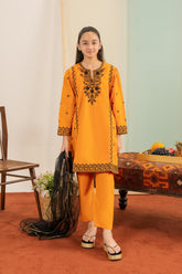 Sunehri Sunset -Khaddar 3Pcs Suit