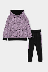 Boys Cozy Cartoon Character Hoodie and Jogger Set for Kids