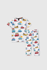 Allover Cars Printed Tracksuit