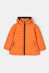 Girls Orange Hoodie Jacket