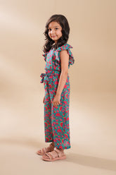 Digital Printed Cotton Jumpsuit