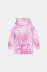 Pink Tie-Dye Hoodie –