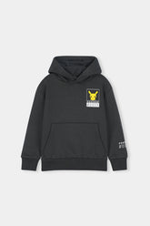 Black Pokémon Hoodie – Pikachu #0025 Graphic Pullover