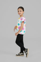 Short Body all over Print T Shirt