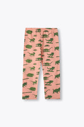 Dino Printed Girls Soft Cotton Bow Lycra Tight