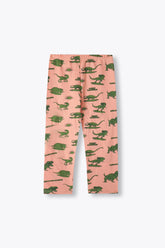 Dino Printed Girls Soft Cotton Bow Lycra Tight