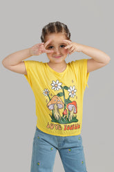Mushrooms Short Body T shirt