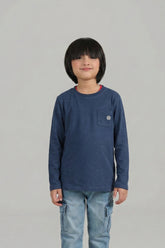 Navy Blue Long Sleeve T-Shirt