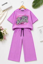 Pretty Girl Printed Co-Ord Set – pink