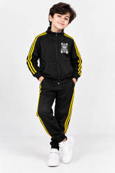 Black & Yellow Kids Tracksuit