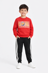 Red Goal printed Track suit