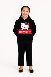 Hello Kitty Kids' Black Tracksuit Set