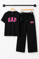 Kids Black GAP Co-Ord Set – Premium Cotton