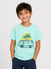 Tropical Van Graphic Kids T-Shirt