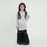 3 Pcs Shirt Koti with Gharara