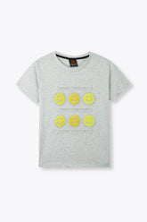Embosed Smily T Shirt