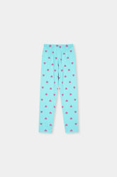 Girls Soft Cotton All over Heart Printes Lycra Tight