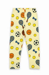 All over sports Printed Girls Soft Cotton Lycra Tight