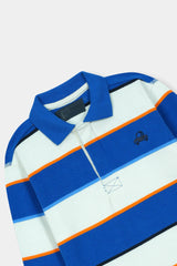 Polo Stripe Tee with Side Car Logo
