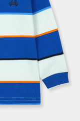 Polo Stripe Tee with Side Car Logo