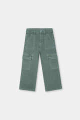 Kids' Green Cargo Pants