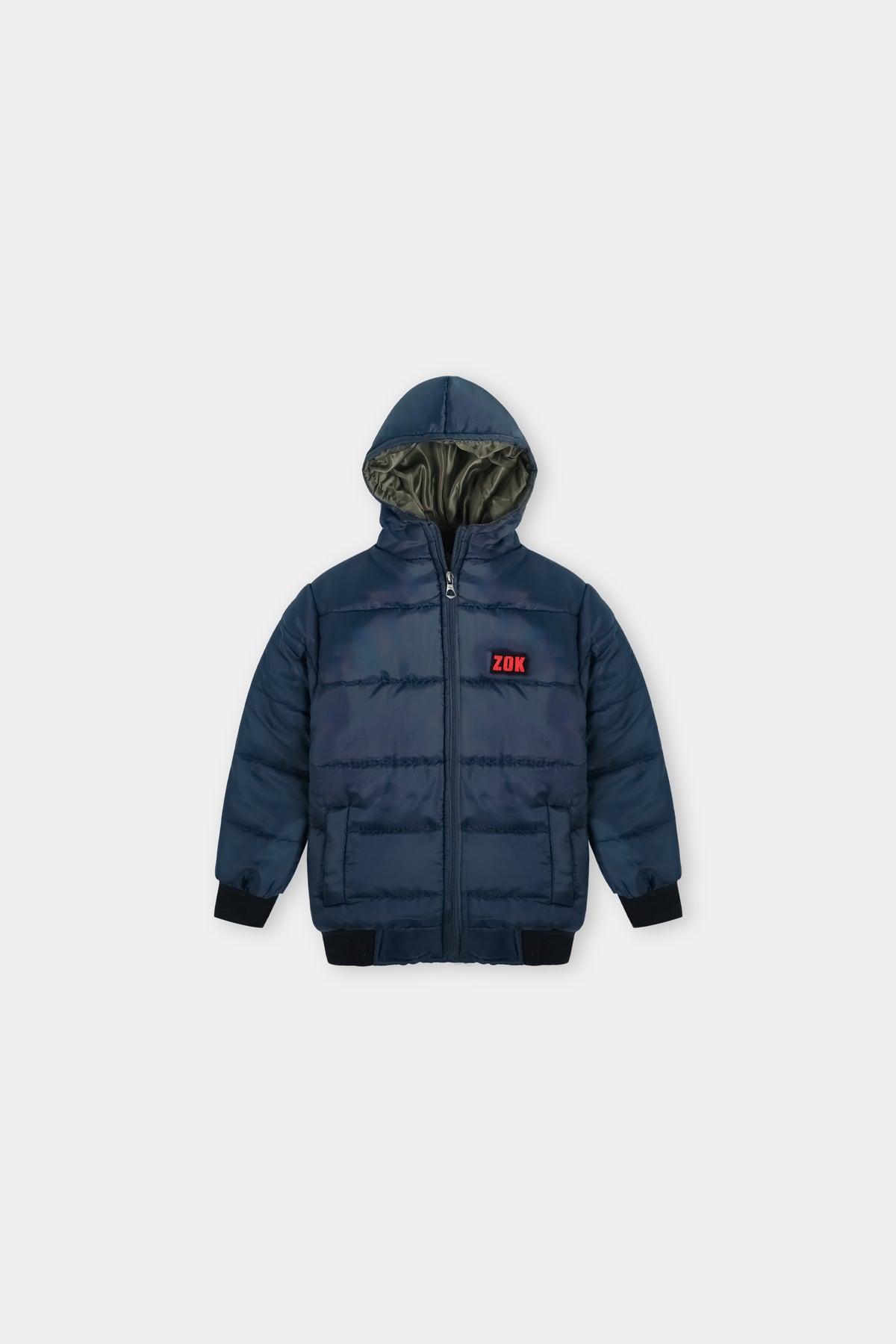 Kids Blue  Hoodie Puffer