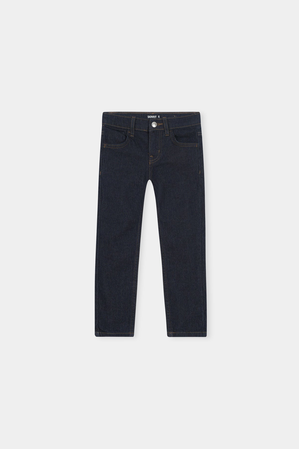 Classic Dark Wash Skinny Jeans For Boys