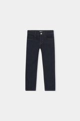 Classic Dark Wash Skinny Jeans For Boys