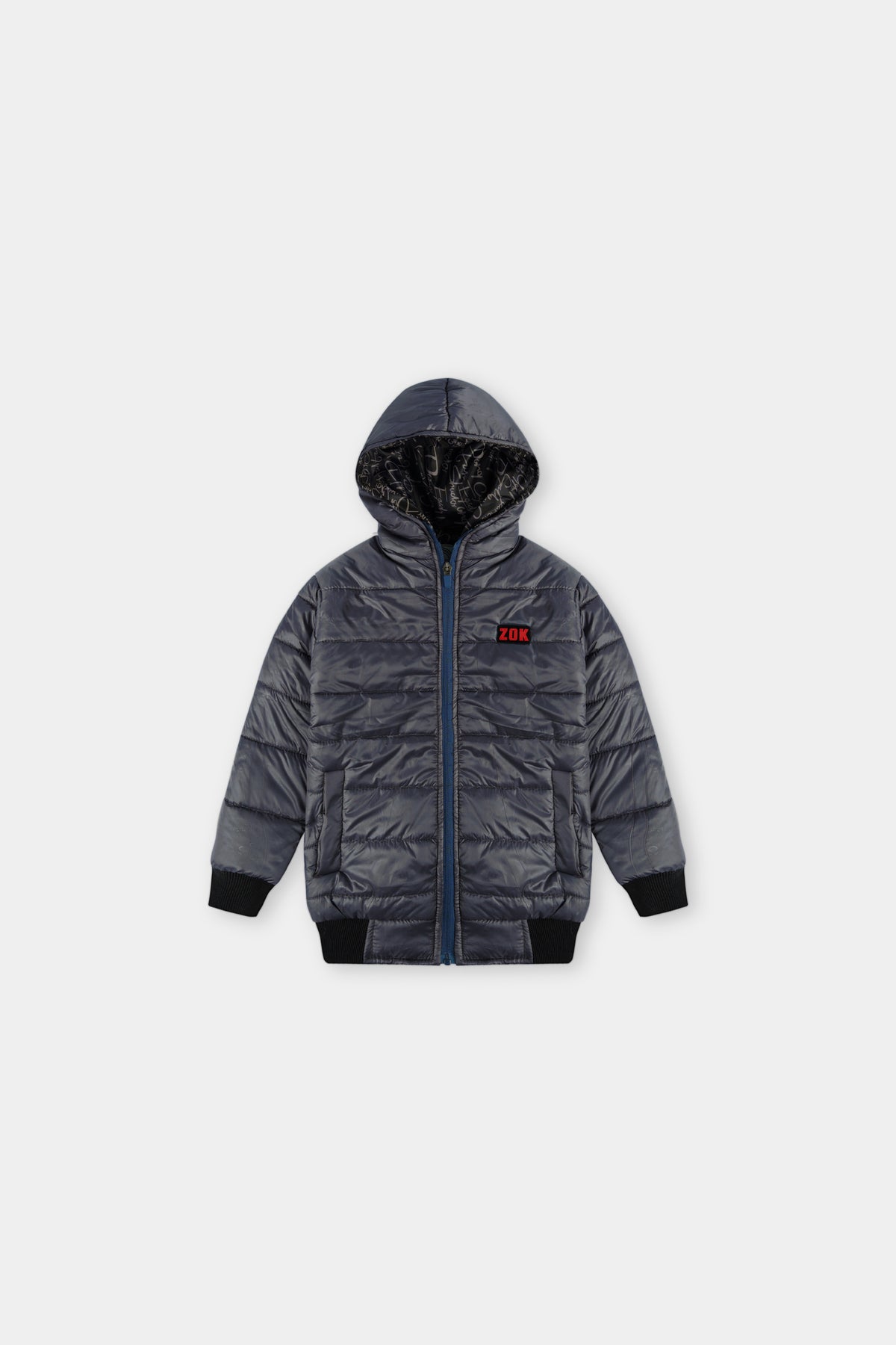 Gray Hoodie Puffer
