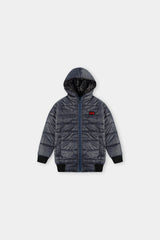 Gray Hoodie Puffer