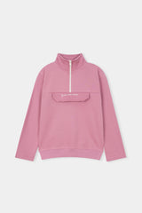 Dusty Rose Utility Tracksuit – Trendy Comfort with Cargo Style