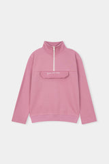 Dusty Rose Utility Tracksuit – Trendy Comfort with Cargo Style