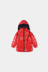 Girls Red Hoodie Puffer