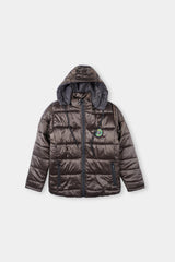 Men's Dark Brown Puffer Jacket