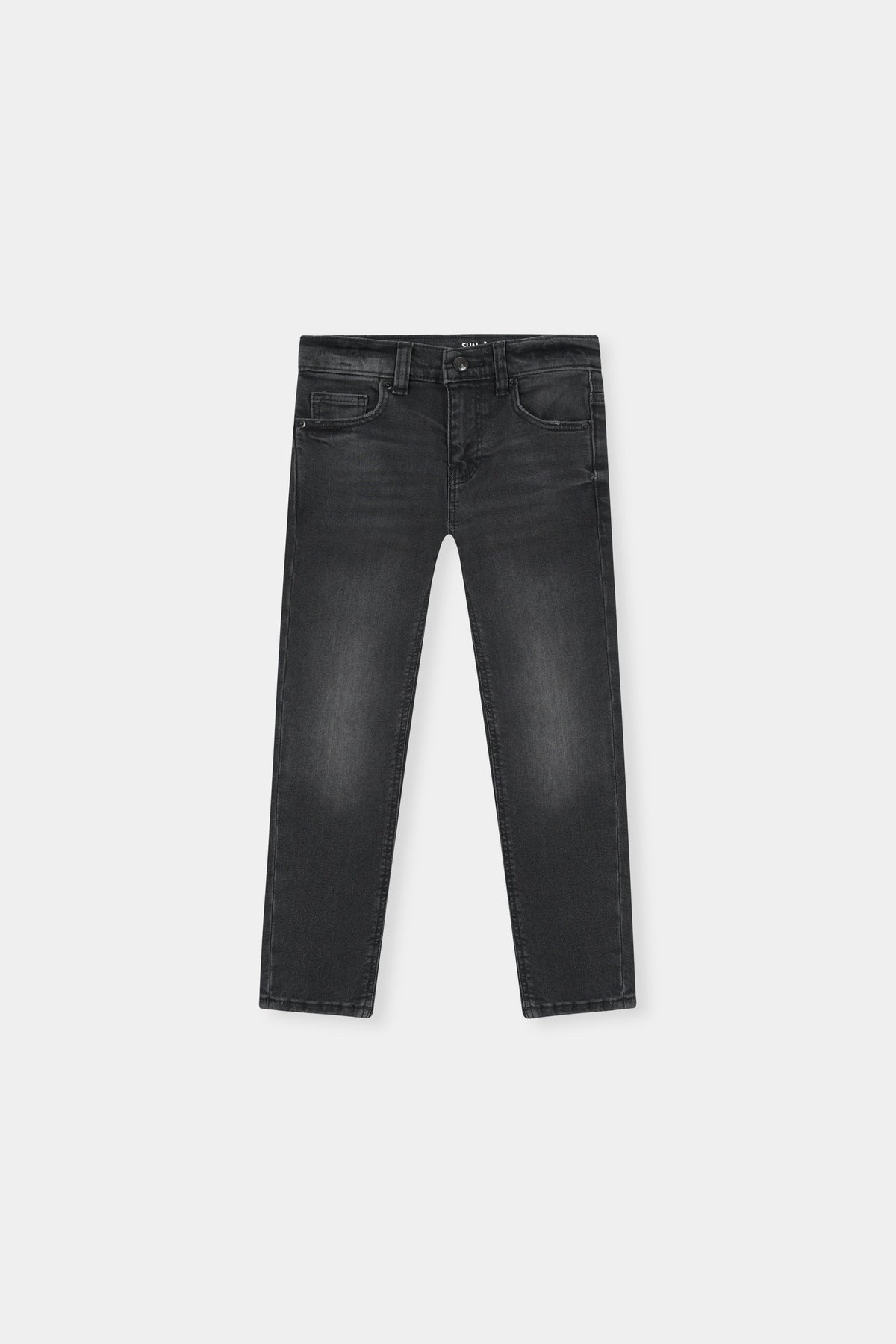 Charcoal Black Slim Jeans For Boys