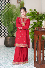 Self Designed and Embroidered Cotton Mid Season