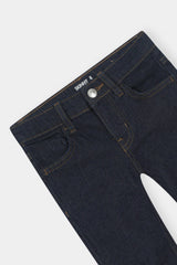 Classic Dark Wash Skinny Jeans For Boys