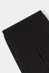 kids black plane trouser