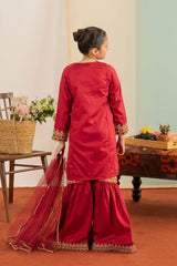 Gulab Embroidered 3 Pcs Suit