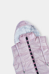 Glittery Pink Puffer For Girls