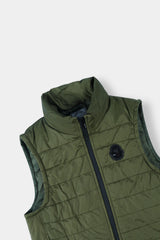 Men's Army Green Puffer