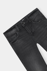 Charcoal Black Slim Jeans For Boys