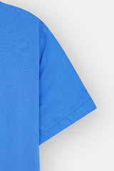 Sky Blue Graphic Tee with “Big Smiles LA Vibes” Print