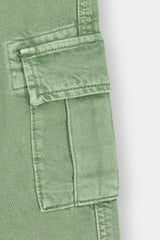 Kids' Light Green Utility Cargo Pants