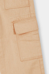Kids' Beige Cargo Pants