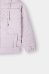 Baby Pink Puffer For Girls