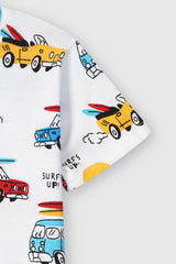 Allover Cars Printed Tracksuit