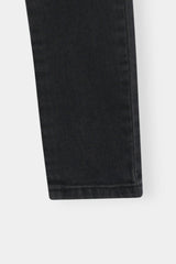 Heart Detail Black Skinny Jeans For Girls