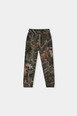 Boys Camo Patch Sweatshirt & Jogger Set – Forest Green